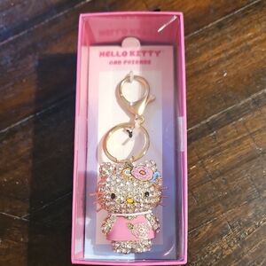 Hello Kitty Crystal Pave Sanrio Keychain